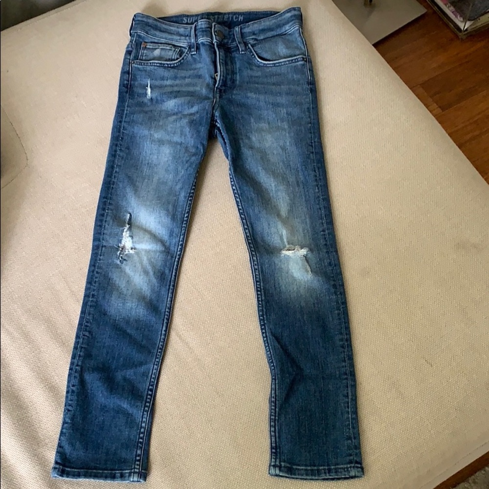 H&M Boys stretch distressed skinny jeans